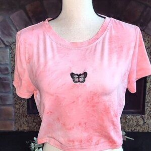 SHEIN Ultra Soft Crop Top Tee Size L